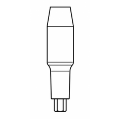 Basic Abutment, Yellow 3.0, Straight