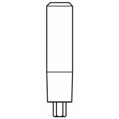 Cylinder Abutment for 4.8mm Implant, Slim Platform